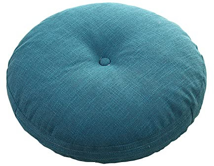 Xinchangda Rundes Bodenkissen aus Baumwollleinen, Meditation, japanischer Stil, Futon-Kissen, Tatami-Matte, 40/45/50 cm, gepolstert, weiches Stuhlkissen, Yogamatte, Heimdekoration