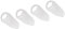 Gel Big Toe Bunion Guard 4 Pack zur durch Reibungsdruck und Hallux Ballen Accessoires (Transparent, One Size)