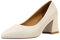 Scarpe Donna Casual Pianta Larga Sposa Scarpe Tacco Sexy Tacco Basso Cerimonia Scarpe Cerimonia Comodi Pelle Scarpe Decolte con Tacco Chiusi Davanti Decollete Eleganti