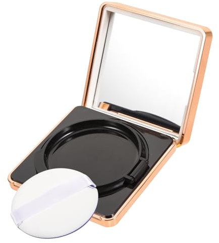 Ipetboom Leerer Cushion Foundation Case Aus Hochwertigem Mit Spiegel Und Puder-puff Für Diy B-B und Make-up Tragbare Kompakte Box Für Reisen Für Frauen