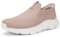 ZUSERIS Baskets Mode Femme Chaussures Mains Libres Sneakers de Sport Course Jogging sans Lacets Légère Rose 41