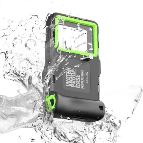 NovelGoal Custodia impermeabile universale per smartphone, 15 m, professionale, subacquea, subacquea, galleggiante, custodia protettiva per telefono cellulare (seconda generazione)