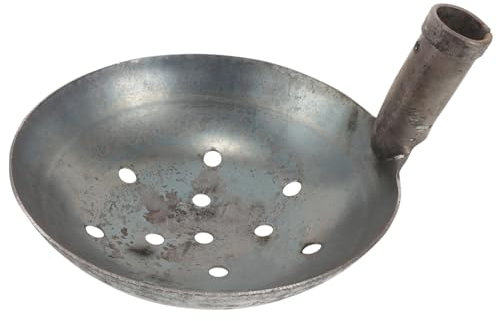 KITANDOVE Pala De Metal para Tamizado Herramienta De Limpieza Resistente para Estiercol y Lodo Diseño Mango Vertical para Desagües y Pozos Fácil De Limpiar y Reutilizable