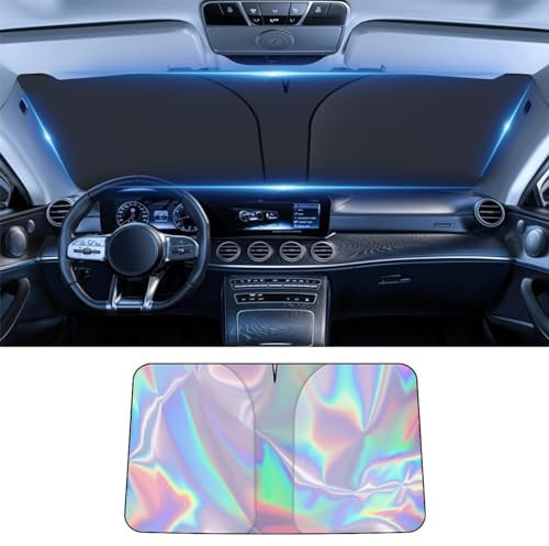 Parasol Parabrisas Delantero para Coche, Para Mercedes Benz V Class V Classe V Clase V Klasse V220d V250d V300d Protección UV, protección solar puede enfriar rápidamente, Simple y fácil de usar