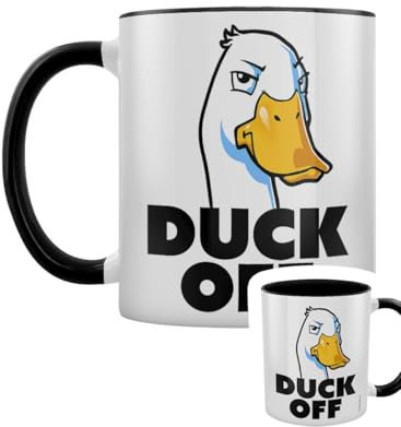 Grindstore Duck Off Black Inner 2-Tone Mug