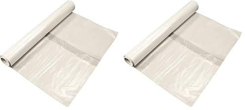 Home>it Lot de 20 sacs poubelle en polyéthylène basse densité extra résistants - Transparents - 50 µm - 870 x 1360 mm - 240 l - Idéal pour les tâches d'élimination exigeantes