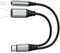 Adaptador USB C a Jack 3.5 mm, 2 en 1 Adaptador Auriculares USB C Adaptador Mini Jack a Cable Tipo C Compatible con iPhone 15/16 Pro/Plus/Pro MAX, Samsung Galaxy, iPad Pro y Otros Dispositivos Tipo C