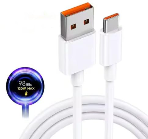 Generic 2 Pack 2M/6.6ft USB Type C Charger Cable, Fast Charging 6A Turbo Hyper Charging Cable for Xiaomi 12/12 Pro/12T/11T/11 Lite/Redmi A3/Note 11/9T/9/8/POCO F4 GT/M4/X4 Pro