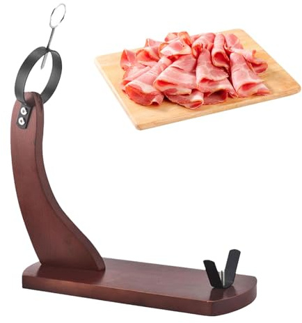 Spanish Ham Stand, Ham Holder Stand, Ham Stand Non Slip, Stand for Cutting Ham, Gondola Ham Stand, Ham Carving Stand, Wooden Ham Holder for Slicing Spanish Hams, Easy to Assembly
