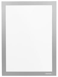 magnetoplan magnetofix Info-Rahmen 2 Stück, Silber | Format: A3 | Selbstklebender Magnet Bilderrahmen für Aushänge, Bilder und Dokumente