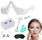 Botanique-Paris Under Eye Light Therapy Massager Glasses, 2 Modes Light Therapy for Eyes, with Massage for Relieve Fatigue, Eye Bags, Dark Circles