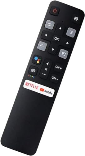 Universal Replacement Remote Control for TCL-Android-TV-Remote,New Upgraded RC802V for TCL Smart TVs (youtub)