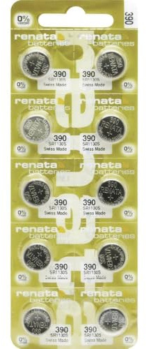 Renata Pila a bottone 390, 10 pezzi, 80 mAh