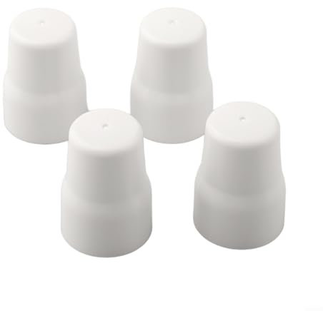 Push-Fit Radiator Valve Protection Cap White Plastic Replacement Cover for Home Heating System Safety Shield Pack,4/10 pack(4pc)