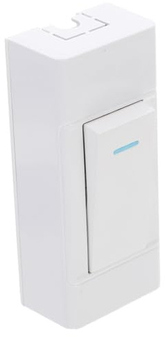 Ersatzschalter für Tischlampe 500 W, Druckschalter mit Kabel, Schlafzimmer | ABS Weiß, Einfache Montage und Bedienung, für Lampe und Gerät, Schlichtes Design