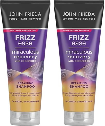 John Frieda Frizz Ease Miraculous Recovery Shampoo, 250 ml (Packung mit 2)