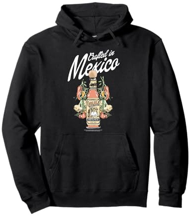 Cholula Crafted in Mexico Bottle Illustration Hot Sauce Sweat à Capuche