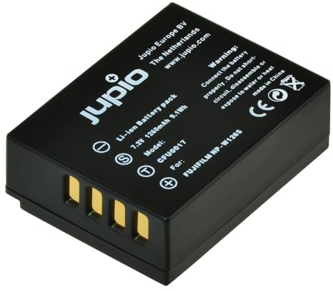 Jupio cfu0017-Ionen (LiIon) 1260 mAh 7.2 V Akku wiederaufladbar – Akkus (1260 mAh,-Ionen (LiIon), 7,2 V, 9,1 WH, schwarz, 1)
