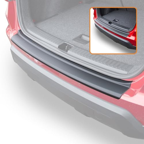 Travall Stoßstangenschutz Kompatibel mit SEAT Arona (2017-) - Ladekantenschutz Fahrzeugspezifischer Schwarzer Stoßstangenschutz aus Kunststoff