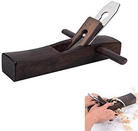 Hand Plane, Wood Hand Planer Bench Plane Flat Base Cast Smooth Surface Table Chair Leg for Hardwood Carpenter Woodcarver with Edged Blade (280x60x45mm)
