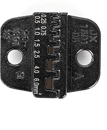 SENRISE HA1476B Jaws stampo 24-10AWG 0.25-6.0mm sq Crimper Jaw isolato Bare Terminal Jaw per pinza crimpatrice, nero