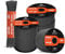 Abma Cord Paracord 4mm 9 Hebras 30m Cuerda de Nylon Cuerda Paracord Tipo III 620lbs - MAX. 280 kg - Negro