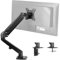 VIVO STAND-V101O Gelenkiger pneumatischer Federarm zum Klemmen, Tischhalterung, passend für 1 Monitor mit max. VESA 100 x 100 cm, Schwarz, STAND-V101O