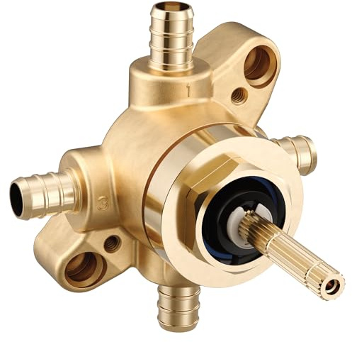 Moen U361X M-CORE 3 or 6 Function Transfer Valve with Crimp Ring PEX Connections