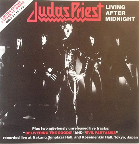 Judas Priest - Living After Midnight - CBS - S CBS 12 8379, CBS - 12-8379