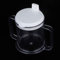 Tasse en Plastique à 2 Poignées avec 2 Couvercles de Style, Tasse à Eau Légère à Double Poignée pour Boissons Chaudes et Froides, Gobelet à Bec pour Enfants Adultes