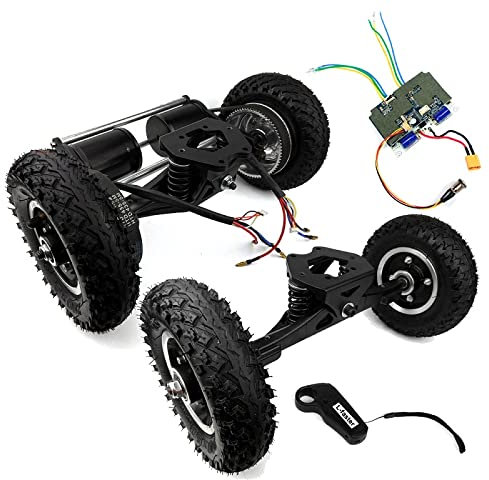 L-faster Skateboard-LKW Offroad Skateboard LKW mit Riemenantrieb 4 Räder Longboard Berge Skateboard LKW 11 Zoll (Drive with Normal RC)