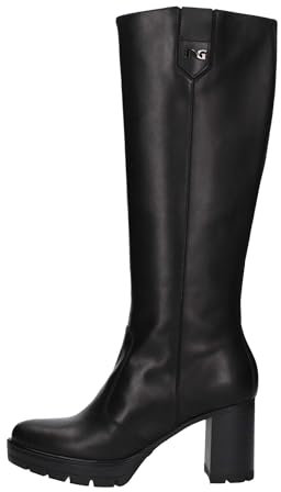 Nero Giardini I411855D Stivali Donna in Pelle - Nero 40 EU