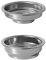2 cestas de acero inoxidable de 58 mm para cafetera espresso, accesorios de a presión