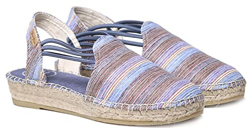 Toni Pons Espadrille aus Stoff für Damen - NOA-HV - Blau, 42 EU
