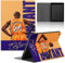 Funda Tablet para Huawei Mediapad T5 10,1,Cool Moda Baloncesto Estrella 24 Patrón Ultra Slim PU Antichoque Protectora Carcasa con Función de Soporte, Negro Tablet Cover,01