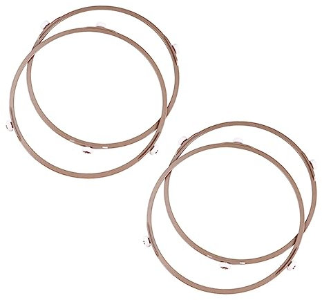 VINTORKY 4pcs Microwave Turntable Plate Tray Rolling Roller Support Ring for Oven Trays