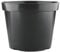 3 x 12L Easy Release Black Plastic Plant Pots, Large And Small Plant Pots Outdoor or Indoor Flower pot for Healthy Root Growth Lightweight & Weather Resistant for Flowers, Plants And Herbs