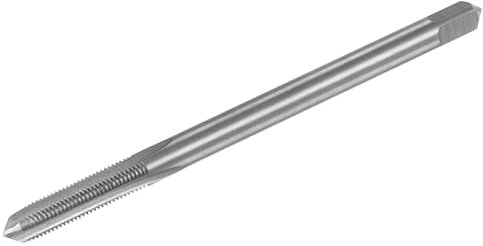 sourcing map Taraud fileté métrique M6 x 0,75 H2 100 mm extra long à cannelure droite filetage fraiseuse tarauds tarauds outil de réparation