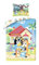 Bettwäsche Bluey Hunde Familie Bluey Bingo Bandit Chilli, wendbarer Bettbezug 140 x 200 cm und Kissenbezug 70 x 90 cm, Mehrfarbig, 100% Baumwolle