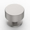 9BUILD 10 Pack Brushed Satin Nickel Cabinet Knobs Single Hole Knurled Handles Drawer & Cupboard Knobs UK0045