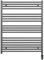 700mm Wide Anthracite Grey Electric Bathroom Towel Rail Radiator Heater With AF Thermostatic Electric Element UK Pre-Filled (700 x 1000 mm)