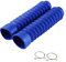 Klanata Soffietti Forcella Moto, Copri Forcella Anteriore 210,5x42mm con Parapolvere Ammortizzante, per Guida Fuoristrada e su Strada (blue)