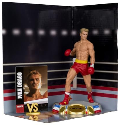 McFarlane Toys - Ivan Drago (Rocky IV) 15,2 cm Posierte Figur