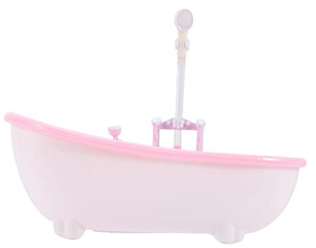 BESTonZON Bañera Eléctrica para Muñecas Miniatura Rociador De Agua Juguete Infantil para Niño Niña y Niñas Estimula La Imaginación y Habilidades Prácticas Diseño Resistente y