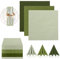 120 Stück Salbeigrüne Papierservietten Servietten 33x33cm Servietten Grün Eukalyptus Einwegservietten Cocktailservietten Tischdeko für Hochzeit Brautparty Dinner Party