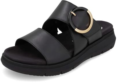 Remonte Damen D2K51, Frauen Slipper,lose Einlage,Backless Slipper,Mules,Gartenschuhe,Sommerschuhe,sommerclogs,Pantoletten,Slip on,schwarz (00),37 EU