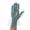 FRANZ MENSCH 50 Stück Hygostar LDPE-Handschuhe Polyclassic Soft, blau, 8/M, L: 28cm, LDPE-Handschuhe, Einmalhandschuhe, Folienhandschuhe