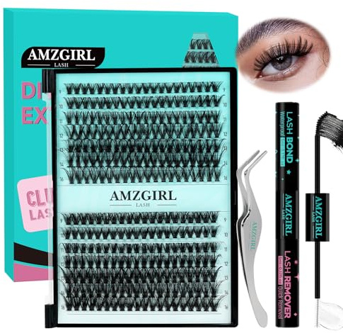 40D & 50D Kit Cils, D-Mix 9–16mm DIY | 280 U, Waterproof Bond & Seal, Pince à Épiler, Naturel