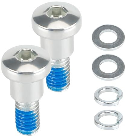 Fcnjsao 1 par Scooter eléctrico rueda trasera tornillos fijos tornillos de repuesto rueda trasera tornillos tornillos de metal para M365