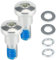 Fcnjsao 1 par Scooter eléctrico rueda trasera tornillos fijos tornillos de repuesto rueda trasera tornillos tornillos de metal para M365